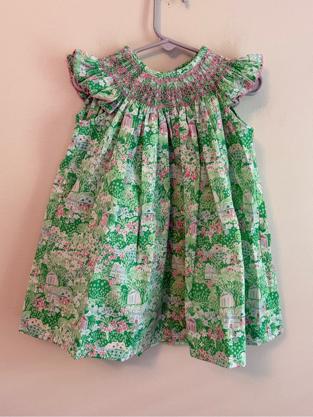 The Beaufort Bonnet Company Belmont Blooms Smocked Dress - Picture 1 of 4